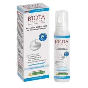 3Pack Biota Botanicals Advanced Herbal Care Daily Foaming Serum, 5.1 Fluid Ounce